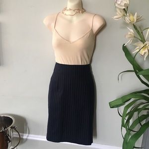 Banana Republic skirt pencil like blue dark
